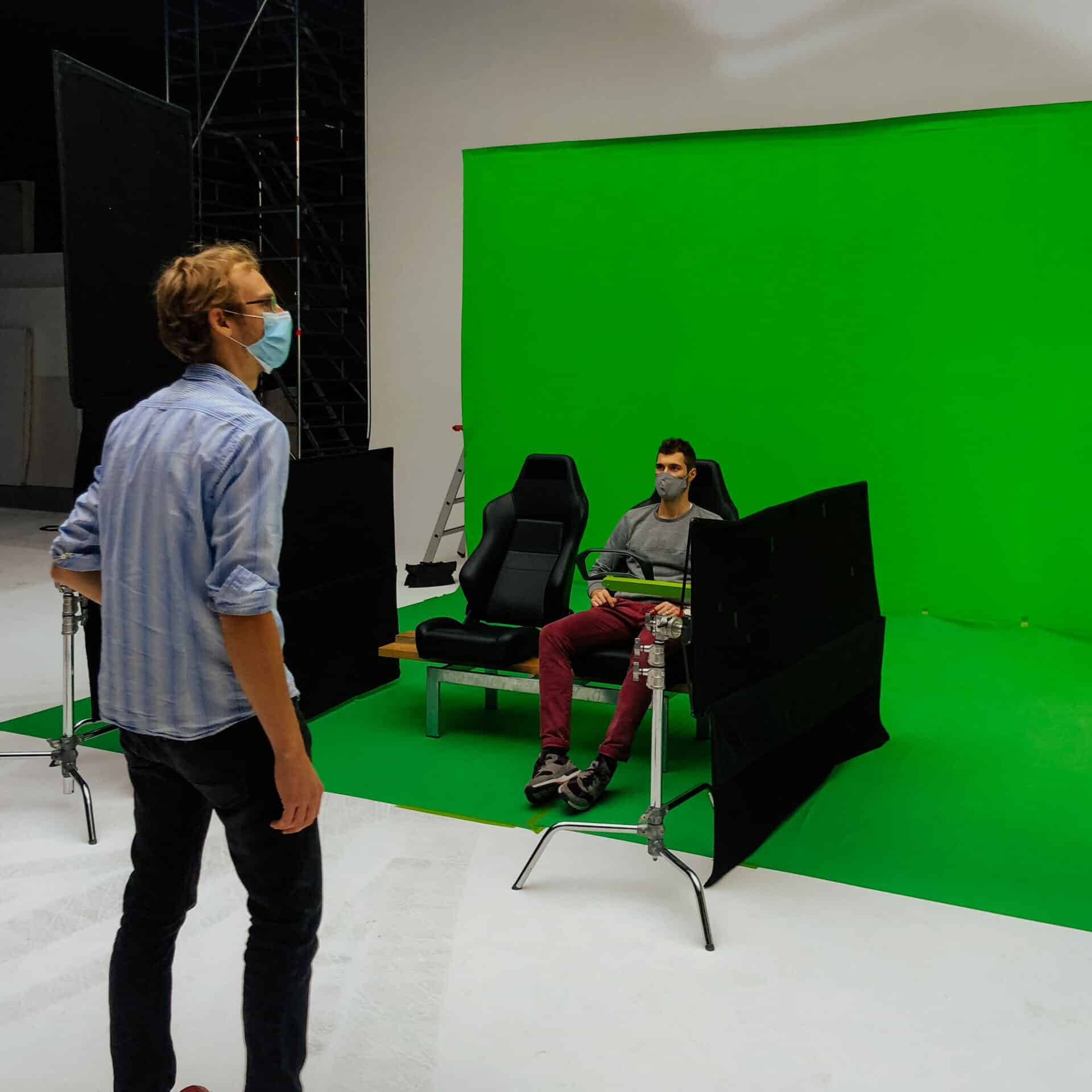 BTS Greenscreen - Filmproduktion hawkins.film